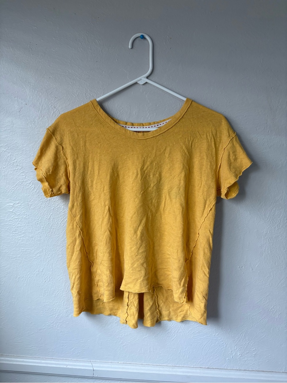 Women’s Relaxed Anthropologie Yellow Tee